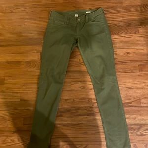 Olive Y2k Skinny camo jeans